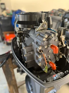 Pair of immaculate 40hp Yamaha Enduro CV Outboards.Trim &amp; Tilt.