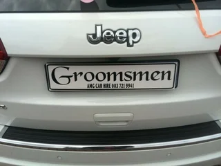 AMG Number plates on Hire Bride / Groom / Bridesmaids/ Just Married