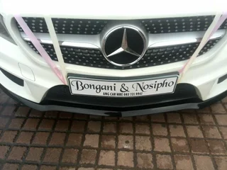 AMG Number plates on Hire Bride / Groom / Bridesmaids/ Just Married