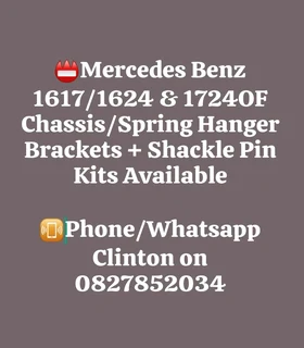 Spring Hanger Brackets & Chassis Brackets Available For Mercedes 1617,1624 & 1724of Busses