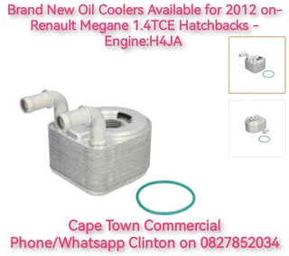 Oil Coolers Available For 2012 On- Renault Megane 1.4tce Hatchbacks