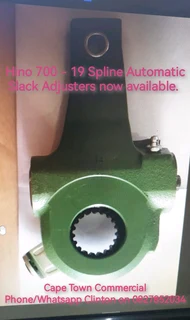 Hino 700 - 19 Spline Automatic Slack Adjusters Now Available