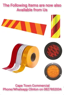 CHEVRON BOARDS,STICKERS,REFLECTIVE TAPE &amp; TRAILER  LIGHTS