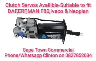Clutch Servo's Availible Suitable To Fit Daf,man F80,iveco, Neoplan