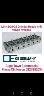 Commonrail Man Cylinder Heads Availible For D2066 & D2676 Engines