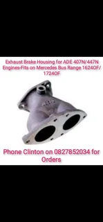 Ade 407/447n Ehaust Brake Housing Chambers Now Availible