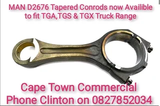 Man D2676 Tapered Conrods Availible Now