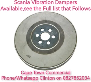 Vibration Dampers Available For Scania Trucks And Busses