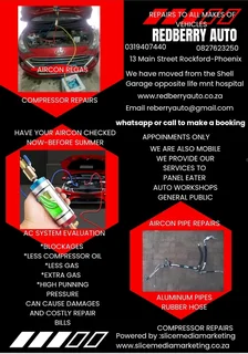 Aircon regas from R200 base in Phoenix Durban