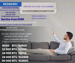 Aircon regas from R220 we also repair aircon to all makes 9f vehicles