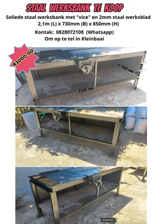 Steel Workbench with Vice