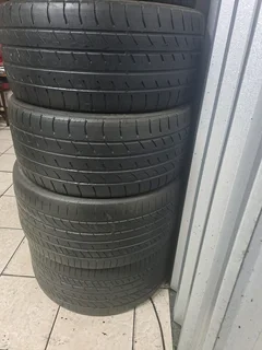 Set of 22inch tyres narrow and wides R5000 50% thread