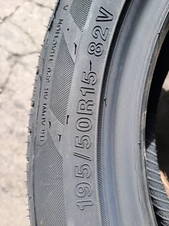 195/50/15 new tyres R1100 each , 072 773 4150