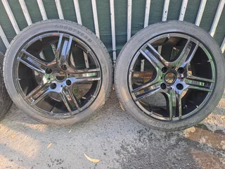 16inch momo mags and tyres R4500 4/114pcd fits all 4 hole vehicles 4/114pcd