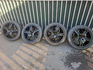 16inch momo mags and tyres R4500 4/114pcd fits all 4 hole vehicles 4/114pcd