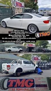 Mag repairs  welds mag re spray etc contact 072 773 4150 TMG tyres 276 klip road lotus river