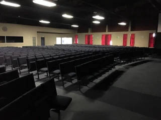 Conference cinema auditorium church fold tip up chairs