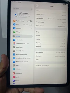 iPad Pro 3rd gen 11 inch M1