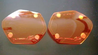 ORANGE LENSCOVERS TRIUMPH 800/ 1200