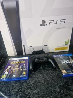 Ps5 disk edition with games