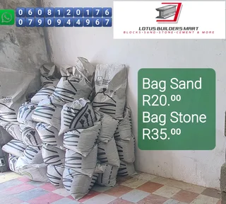 Sand And Stone Bags To Truckloads