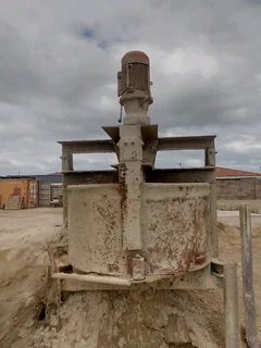 Block making machines Wilkinson and doubel and pan mixers