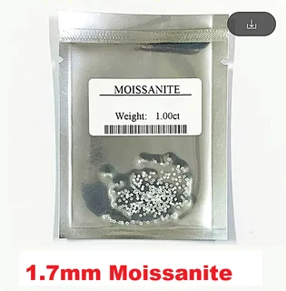 Moissanites 1.7mm D / VVS1 1.00ct **GRA Certified** Small Size 0.02cts Stones Loose