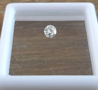 0.21Cts Diamond**Certified** F/SI1 Natural Loose White Cut Natural