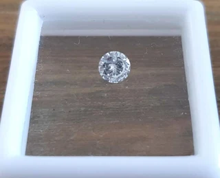 0.34Cts Diamond**Certified** F/VS2 Natural Loose White Cut Natural