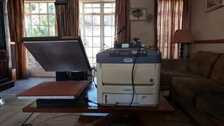 Complete White Toner T-Shirt &amp; Mug Printing Business Setup