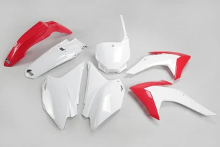 UFO Plastics Kit Honda CRF230 '09-21 OEM White/Red