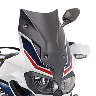 Matte Black Low Sport Screen For Honda Crf1000l Africa Twin (2016-2019) - Kappa Kd1144bo
