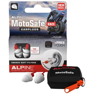 Alpine Motosafe Race Ear Protectors – Reduce Wind Noise & Ride Comfortably!