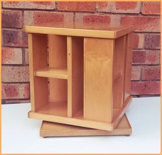 Unique Wooden Spice Display &amp; Storage Turntable – Only R380