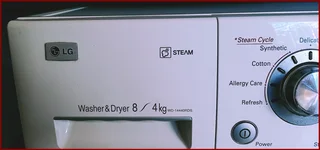 LG Front Loader Wash/Dry 8/4kg with Steam Cycle