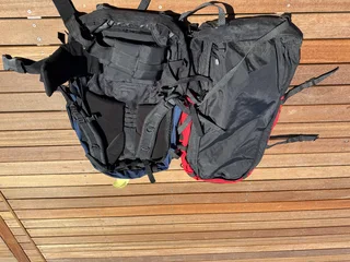 2 x Traveller 75 litre hiking packs
