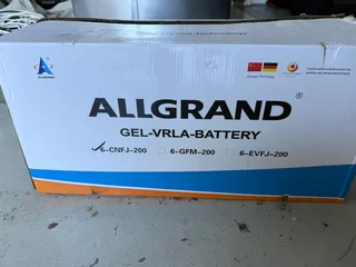 Allgrand Gel VRLA battery new