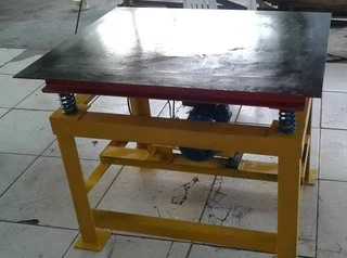 Vibrating Tables for precast works to make Bricks Blocks Retainers Pavers Lintels Road Kerbs