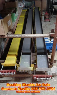 Decking Moulds 3 metre Steel Lengths for Concrete Slabs