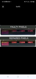 Bmw X5 and e39 5 series pixel display problems