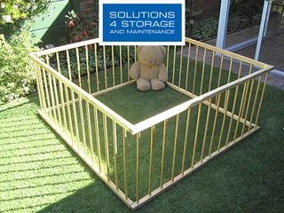 Brand new 1.5m x 1.5m Wooden Baby Playpen – Made to order