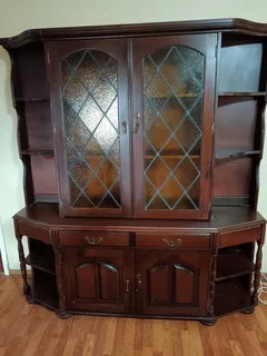 Solid Wood Display Cabinet