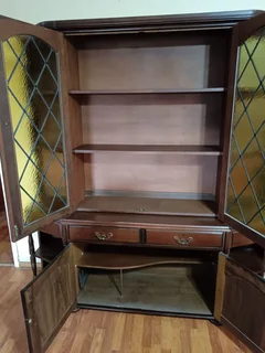 Solid Wood Display Cabinet