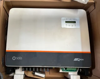 36kw Solis inverter 3 phase grid tie working