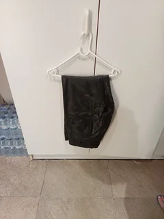 Ladies leather biker pants