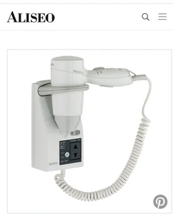 Bathroom/hotel “Eliseo” wall mount hair dryers