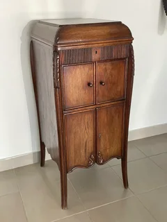 Antique gramophone cabinet