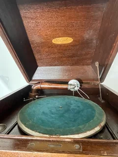 Antique gramophone cabinet