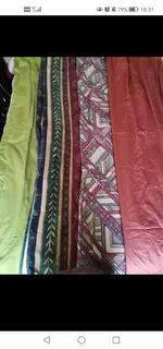 Curtains, solid table