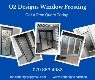 Window Frosting Service (O2 Designs)